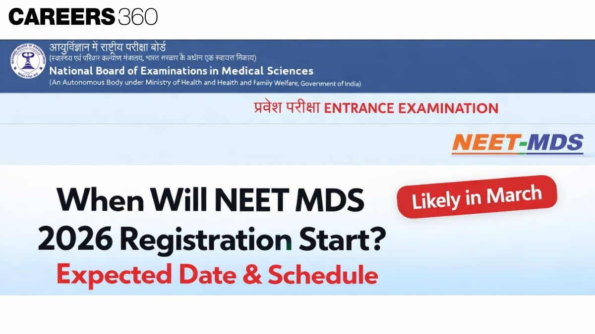 When Will NEET MDS 2026 Registration Start: Expected Date and Schedule